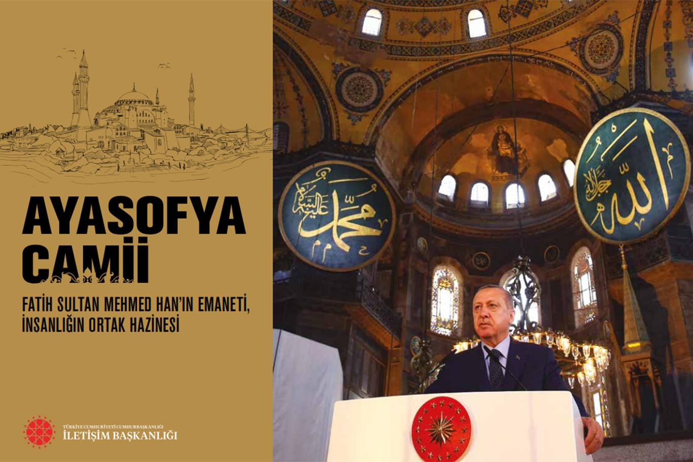 İletişim Başkanlığından Ayasofya Camii kitabı ve internet sitesi İletişim Başkanlığından Ayasofya Camii kitabı ve internet sitesi